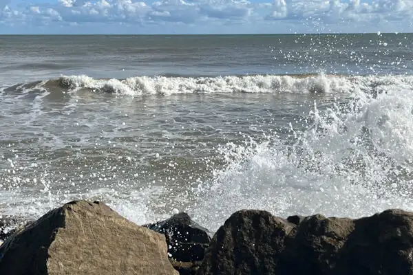 Swell on rocks