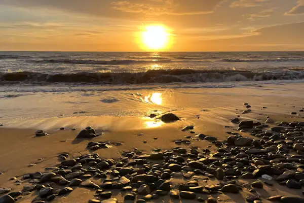 Dawn at the beach