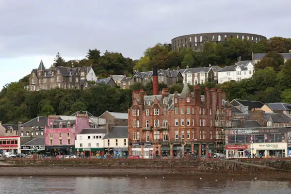 Oban town and McCaigs Tower