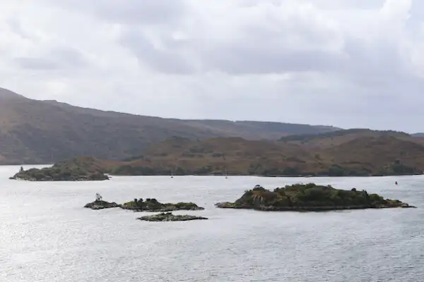 Small isles in Loch Alsh at Skye