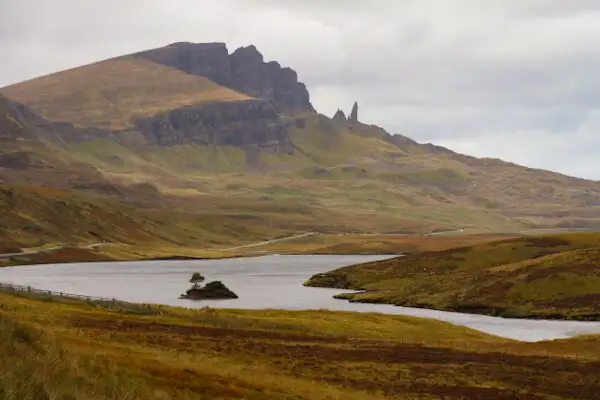 Old Man of Storr mountains on Skye