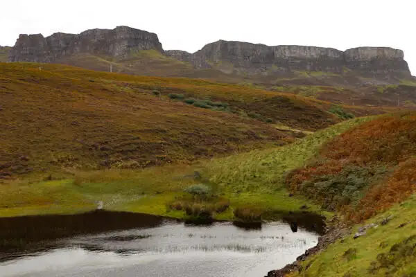 Lake and mountains on Skye