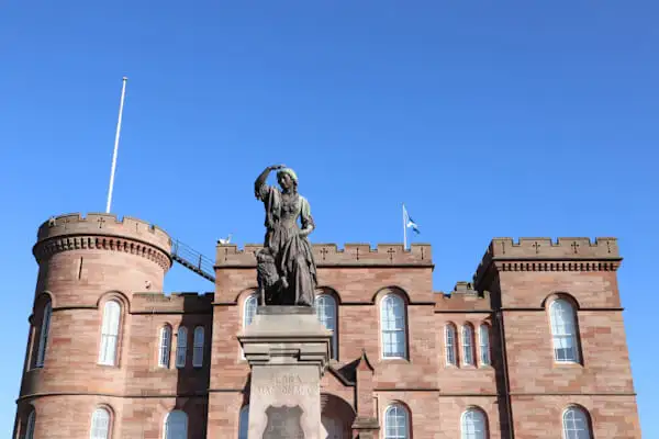 Inverness Castle from the park side