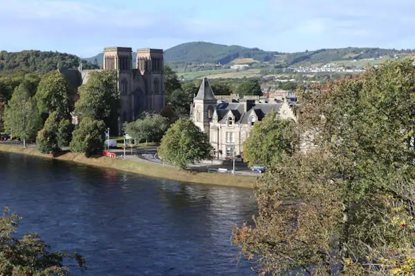 Inverness Cathedral at River Ness