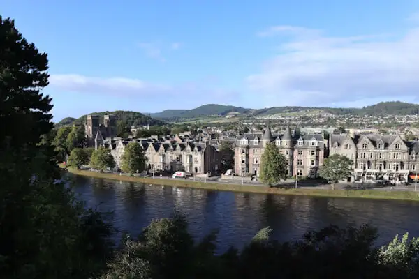 View from the castle over Inverness