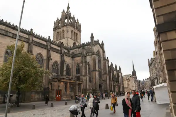 At St Giles Cathedral Edinburgh