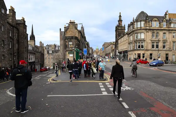 At Candlemaker Row Edinburgh