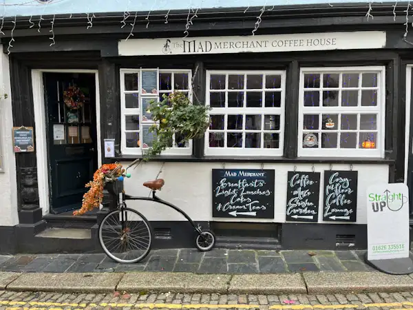 Coffee house at Barbican quarter Plymouth