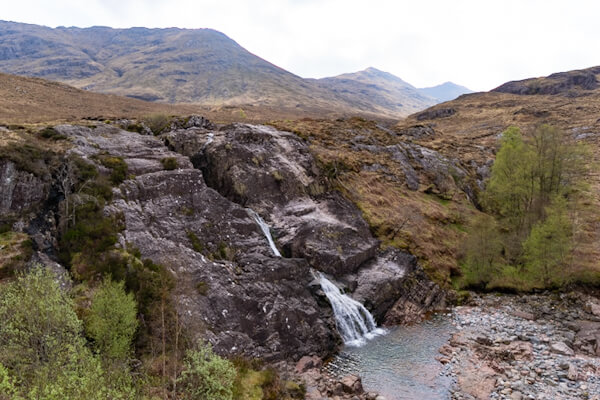 At Glencoe Waterfall