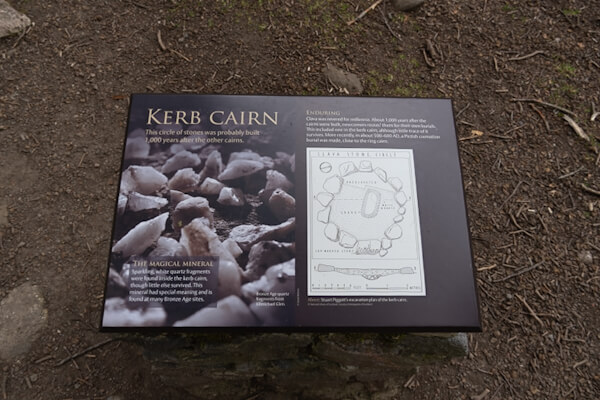 One of multiple information displays at Clava Cairns