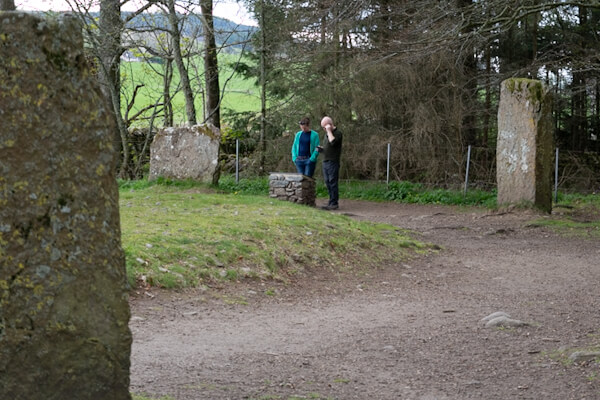 Much interesting information to read at Clava Cairns