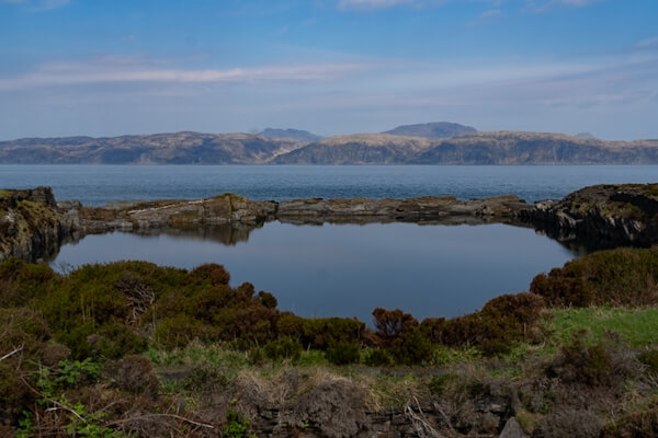 Old slate quarry on Easdale Island (Ellenabeich)