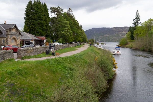 Mouth of the Caledonian Canal into Loch Ness