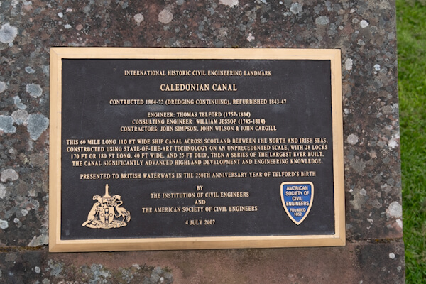 Information on the Caledonian Canal