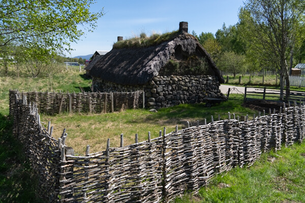Old farmer´s cottage at Highland Folk Museum