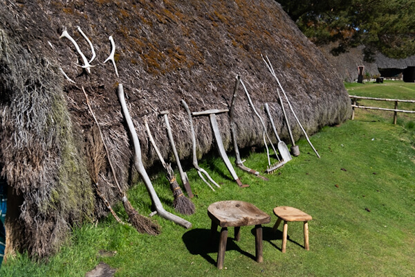 Tools at a 1600 Highland house