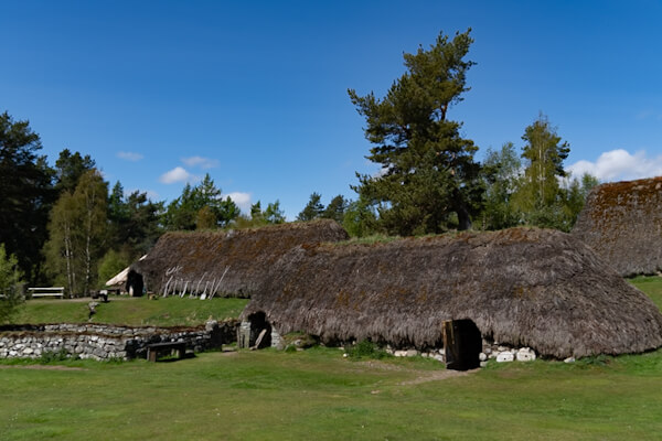 Village from 1600 at Highland Folk Museum