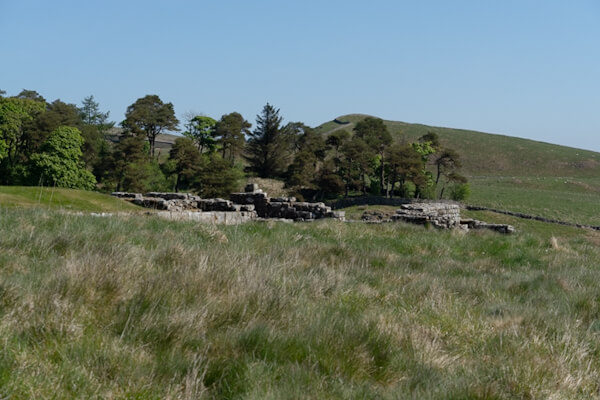 The Roman Fort is surrounded by amazing landscapes