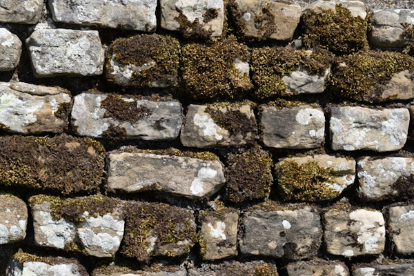 Precise Roman stone work at Hadrians Wall