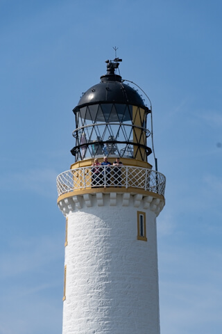 Visitors at the lighthouse