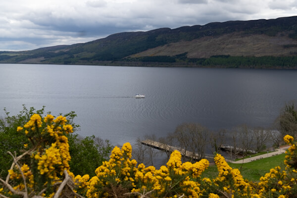 Touring boat on Loch Ness