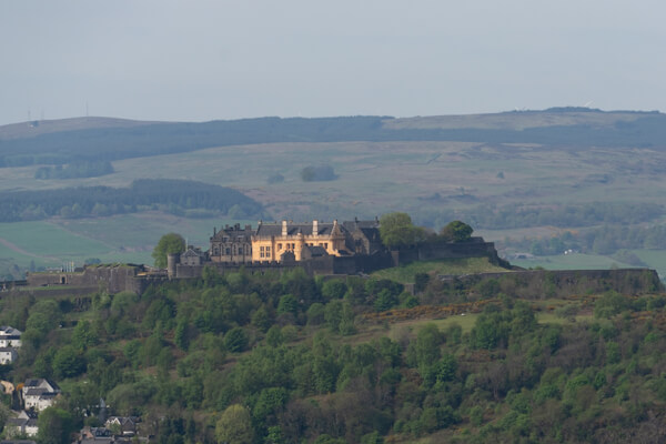 Stirling Castle on castle hill