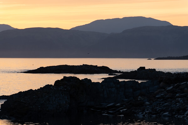 Stunning sunset at the Inner Hebrides