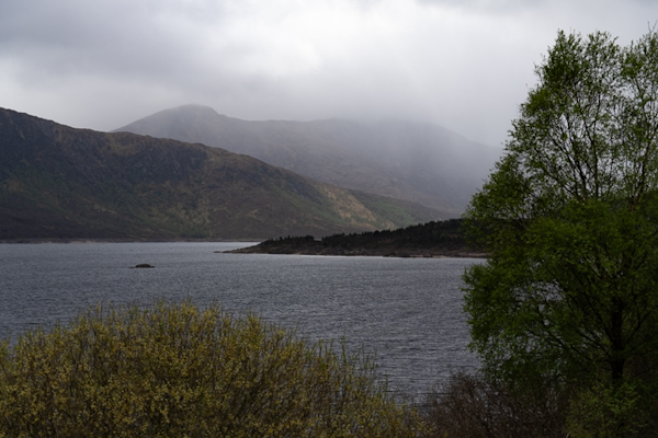At Loch Duich on the way to Isle of Skye