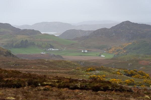 In the northwestern Highlands