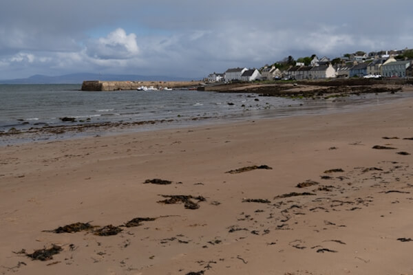 At Portmahomack beach