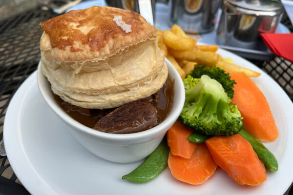 Hearty food at Scotland