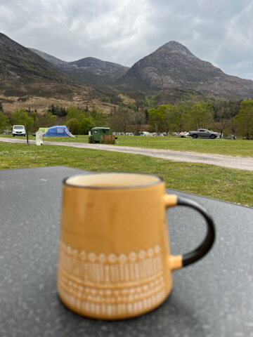 Campsite in the Highlands
