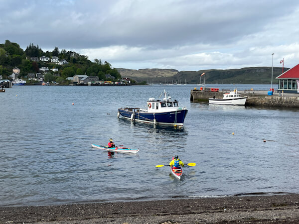 Kayaks at Oban