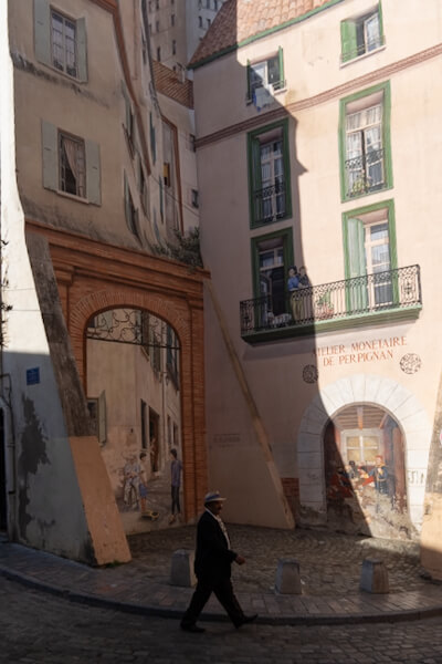 Mural at old town Perpignan