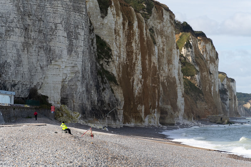 At the white cliffs of Dieppe, Normandie