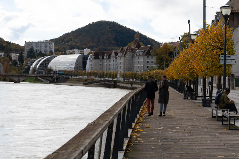 Promenade at River Doubs (Besancon)