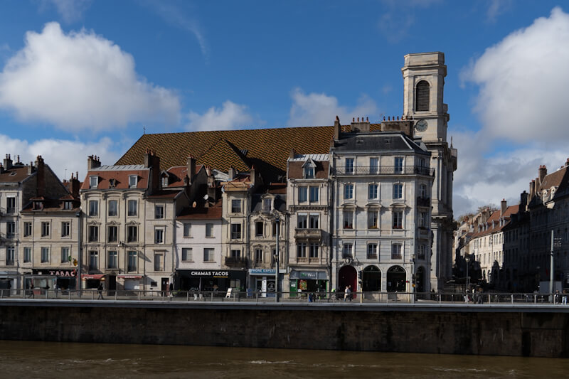 Buildings at the river (Besancon)