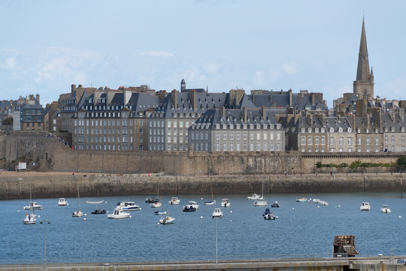 The walled old town of Saint-Malo