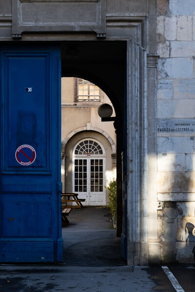 Inner yard at Besancon