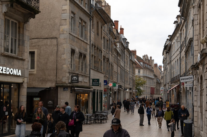 At Besancon old town