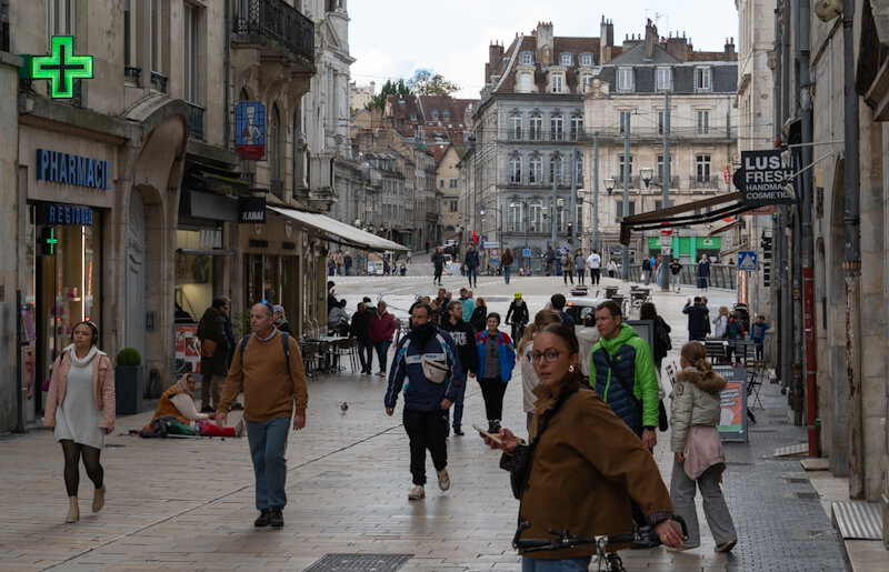 Vibrant city of Besancon