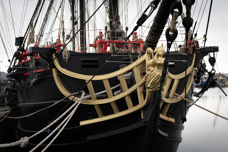 Létoile du Roi is a museum ship at Saint-Malo harbour