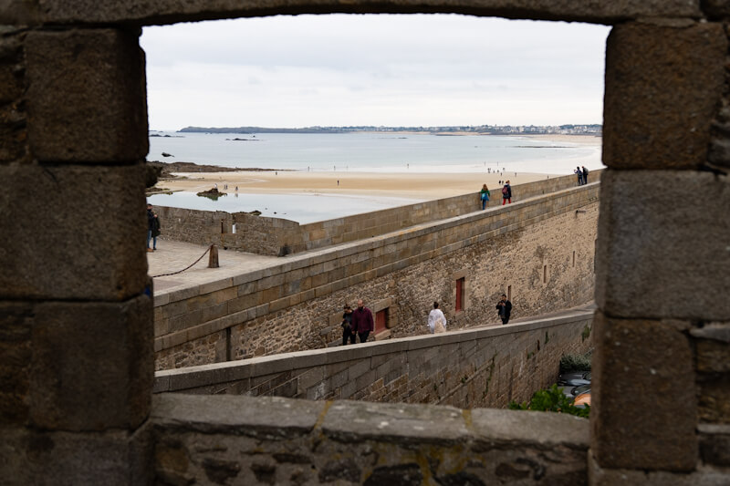 On the city walls of Saint-Malo