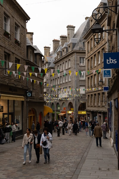 In the old town (Saint-Malo)