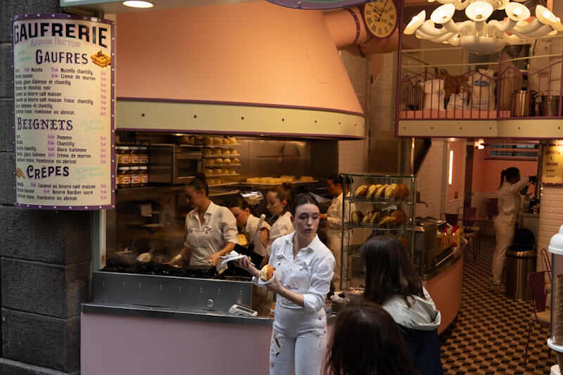 Gaufres are the hearty version of the sweet Crepes (Saint-Malo)