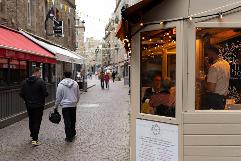 In the streets of Saint-Malo