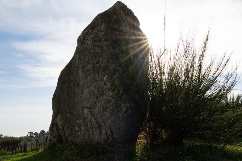 Standing stone at Kerzerho, Bretagne
