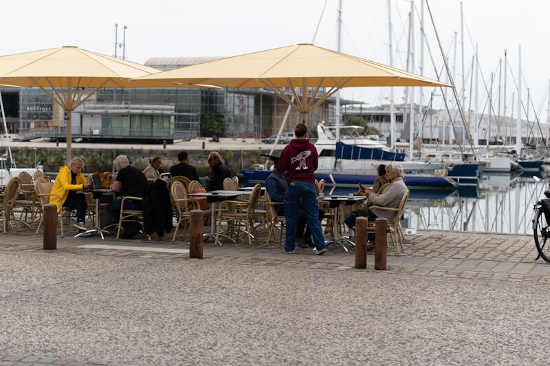 There are so many restaurants in La Rochelle
