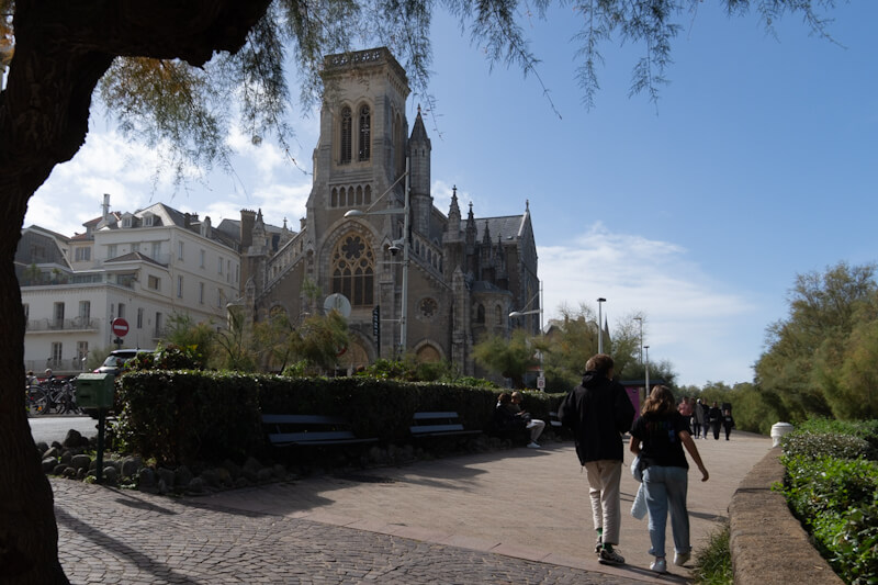 The church of Sainte Eurgenie in Biarritz