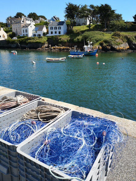 Fishing boats in Doelan, Bretagne